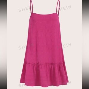 Pink Spaghetti Strap Dress